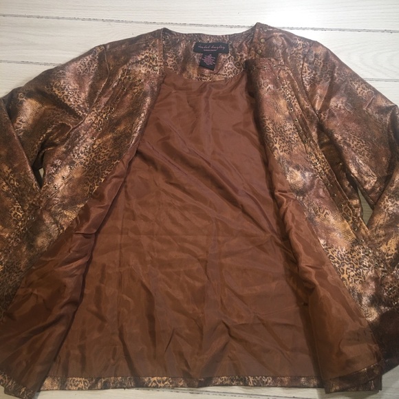 Isabel Hayley Women's Animal Print Jacket Blazer Sz Medium - Picture 3 of 7